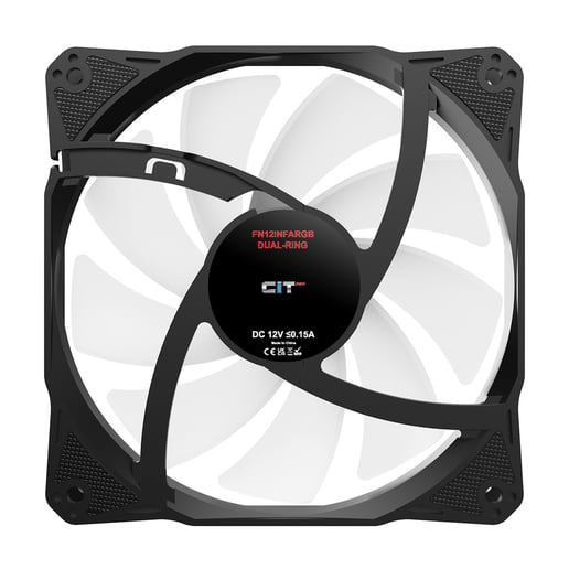 CiT Pro YH120 120mm ARGB Chassis Fan - Black