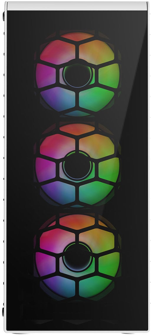 CiT Raider Mid Tower Gaming Case - White 