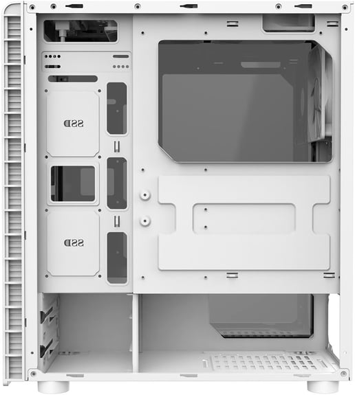 CiT Raider Mid Tower Gaming Case - White 