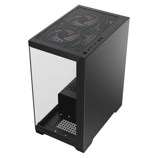 CiT Range Mid Tower Gaming Case - Black 