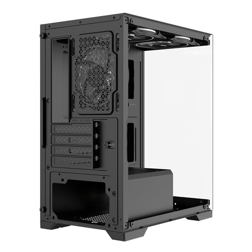 CiT Range Mid Tower Gaming Case - Black 