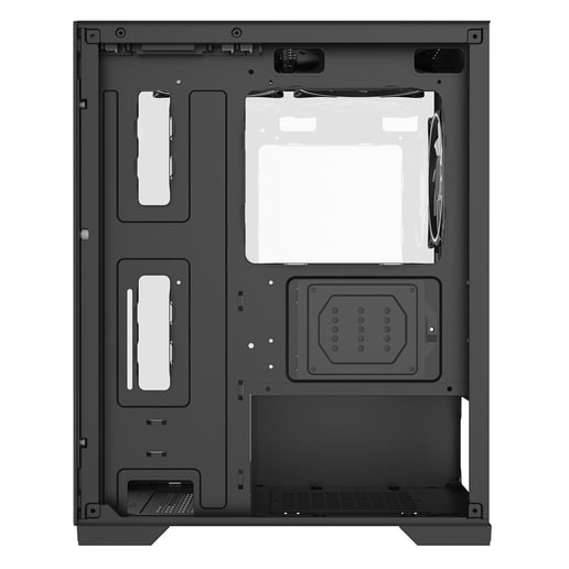 CiT Range Mid Tower Gaming Case - Black 