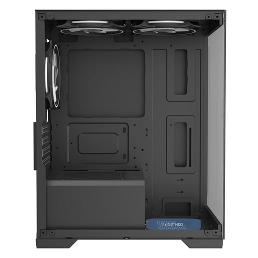 CiT Range Mid Tower Gaming Case - Black 