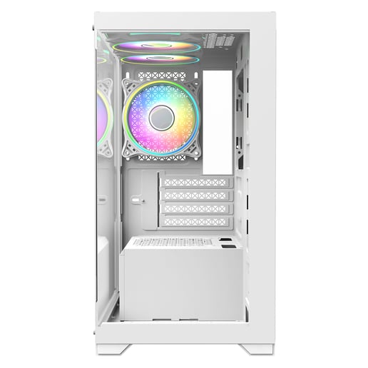 CiT Range Mid Tower Gaming Case - White 
