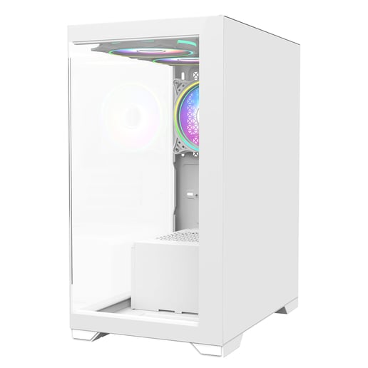 CiT Range Mid Tower Gaming Case - White 