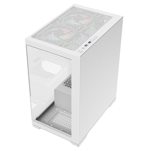 CiT Range Mid Tower Gaming Case - White 