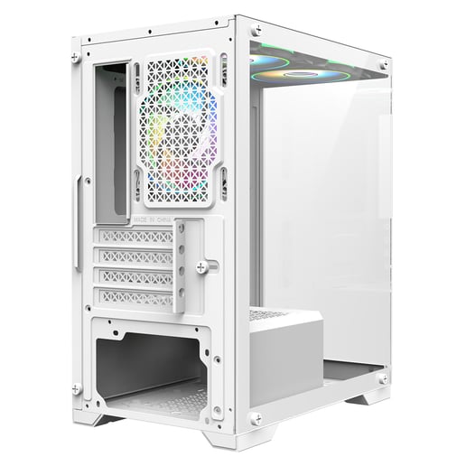 CiT Range Mid Tower Gaming Case - White 