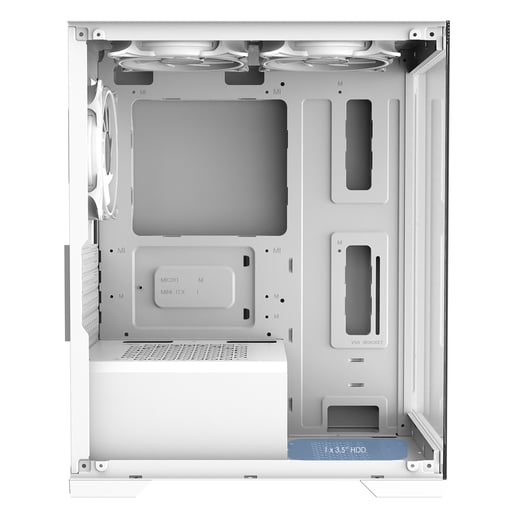 CiT Range Mid Tower Gaming Case - White 