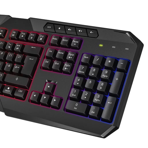 CiT Raptor 4-in-1 Keyboard, Mouse, Headset and Mouse Pad Combo Kit
