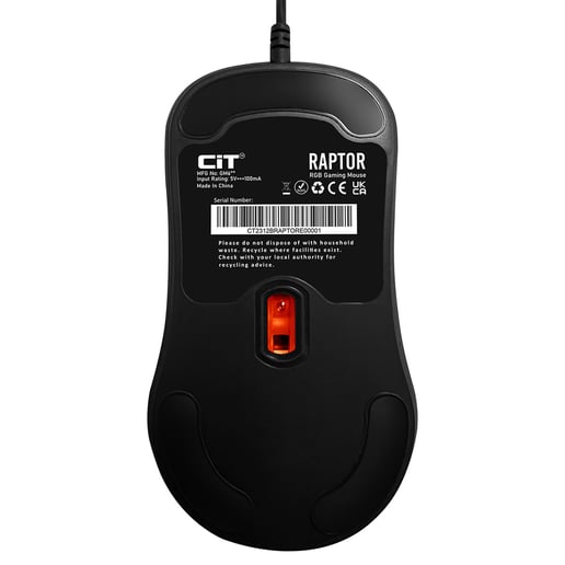 CiT Raptor 4-in-1 Keyboard, Mouse, Headset and Mouse Pad Combo Kit