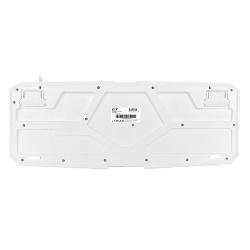 CiT Raptor White 4-in-1 Keyboard, Mouse, Headset and Mouse Pad Combo Kit