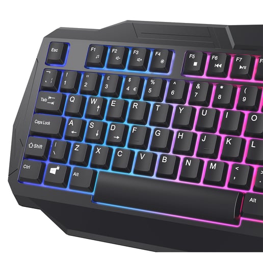 CiT Scorpion 4-in-1 Keyboard, Mouse, Headset and Mouse Pad Combo Kit
