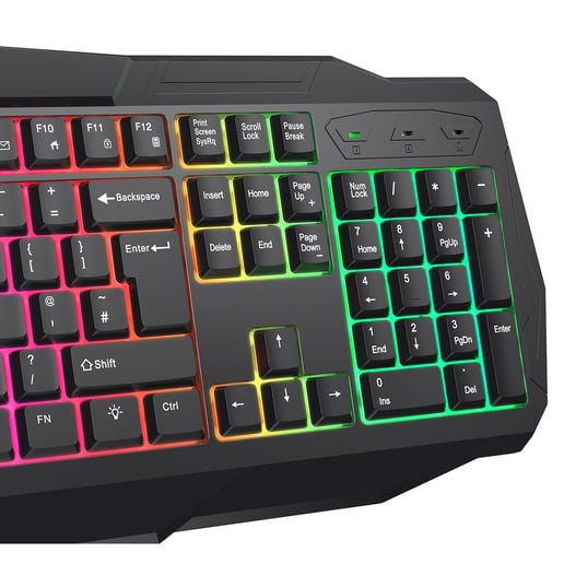 CiT Scorpion 4-in-1 Keyboard, Mouse, Headset and Mouse Pad Combo Kit