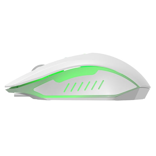 CiT Scorpion 4-in-1 White Keyboard, Mouse, Headset and Mouse Pad Combo Kit