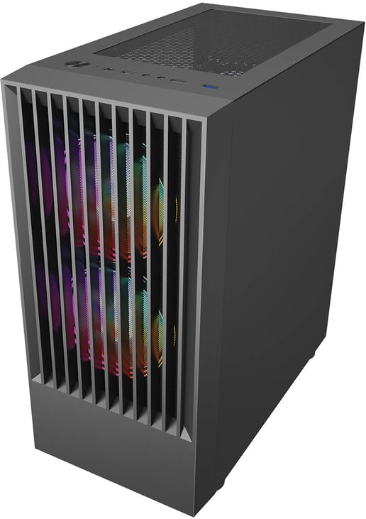 CiT Slammer Mid Tower Gaming Case - Black 