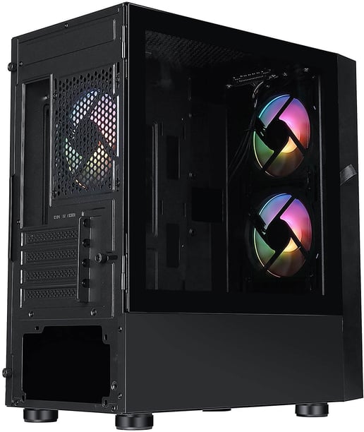CiT Slammer Mid Tower Gaming Case - Black 