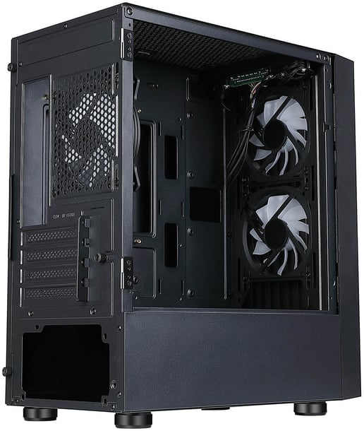 CiT Slammer Mid Tower Gaming Case - Black 