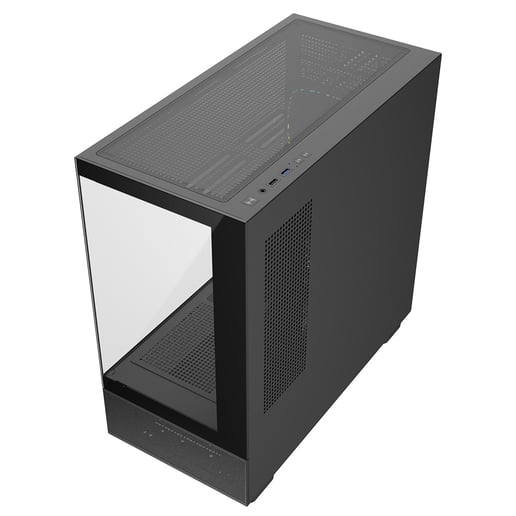 CiT Solar Mid Tower Gaming Case - Black 