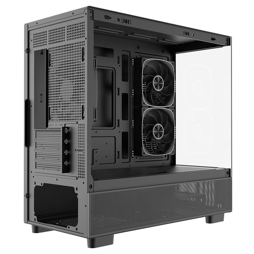 CiT Solar Mid Tower Gaming Case - Black 