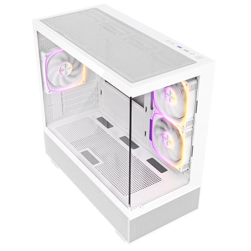 CiT Solar Mid Tower Gaming Case - White 
