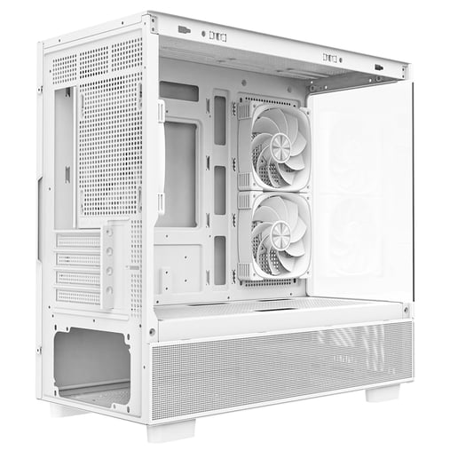 CiT Solar Mid Tower Gaming Case - White 