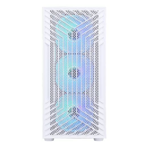 CiT Terra Mid Tower Gaming PC Case - White 