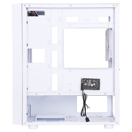 CiT Terra Mid Tower Gaming PC Case - White 
