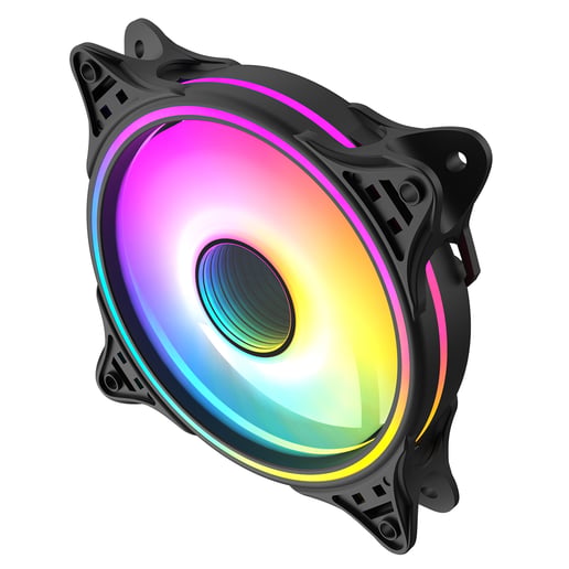 CiT Tornado Infinity 120mm ARGB PWM Case Fan in Black