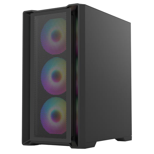 CiT Vento Mid Tower Gaming Case - Black 