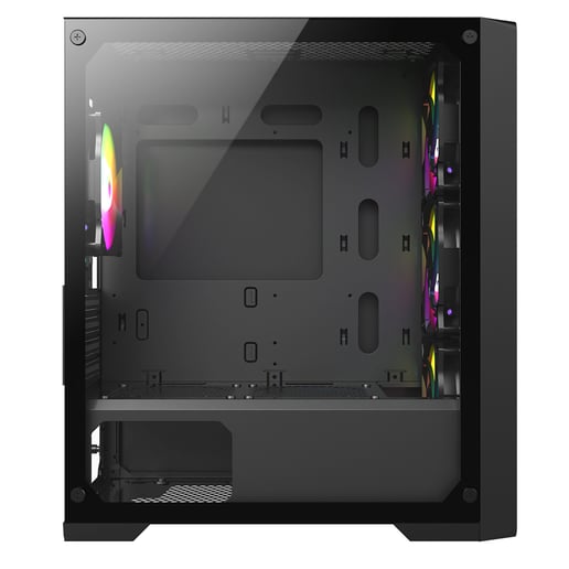 CiT Vento Mid Tower Gaming Case - Black 