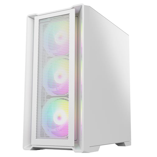 CiT Vento Mid Tower Gaming Case - White 