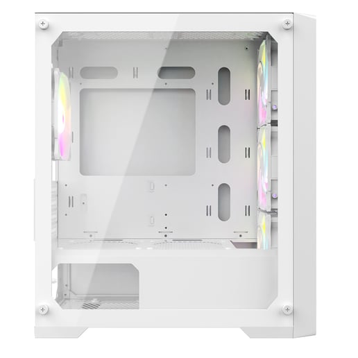 CiT Vento Mid Tower Gaming Case - White 