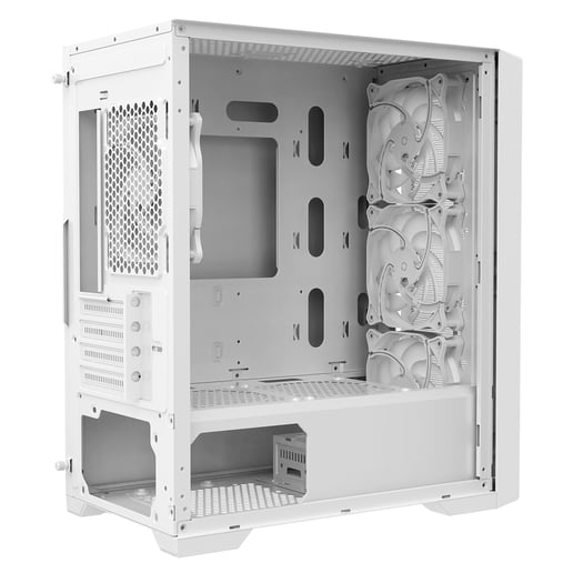 CiT Vento Mid Tower Gaming Case - White 