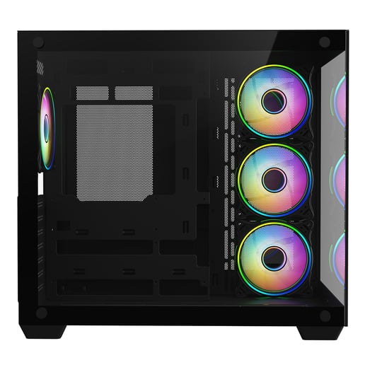 CiT Vision Mid Tower Gaming Case - Black 