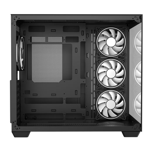 CiT Vision Mid Tower Gaming Case - Black 