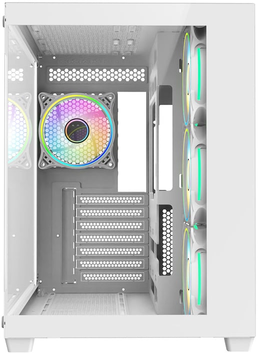 CiT Vision Mid Tower Gaming Case - White 