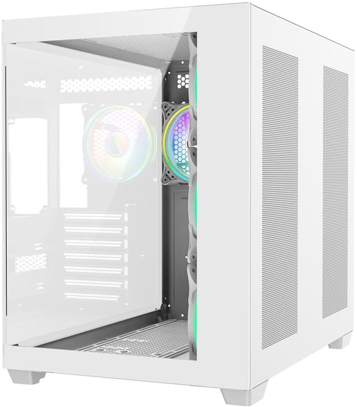 CiT Vision Mid Tower Gaming Case - White 