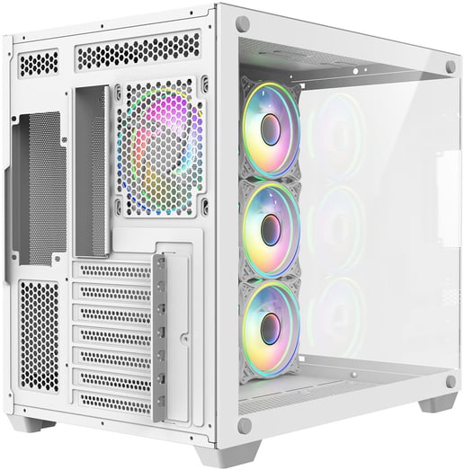 CiT Vision Mid Tower Gaming Case - White 