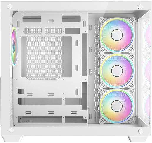 CiT Vision Mid Tower Gaming Case - White 