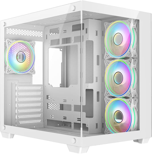 CiT Vision Mid Tower Gaming Case - White 