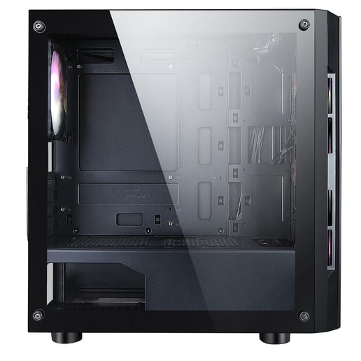 CiT Flash Mid Tower Gaming Case - Black 