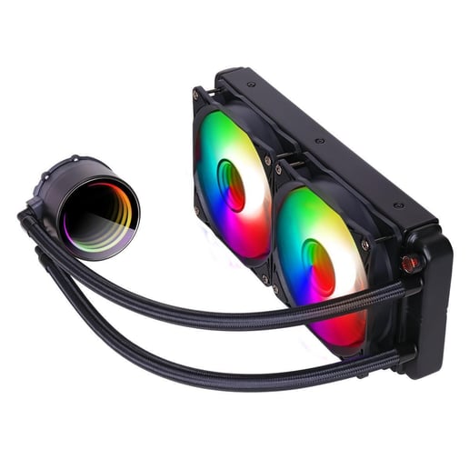CiT Pro Glacier 240mm All in One CPU Liquid Cooler in Black