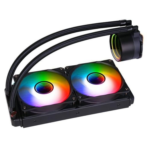 CiT Pro Glacier 240mm All in One CPU Liquid Cooler in Black