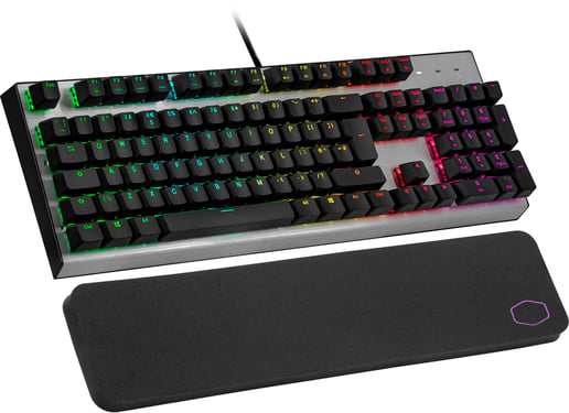 Cooler Master CK351 Optical Keyboard in Silver with LK DarGo Red Switches