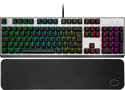 Cooler Master CK351 Optical Keyboard in Silver with LK DarGo Red Switches