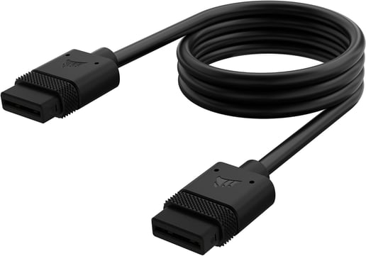 Corsair iCUE LINK Cable in Black, 600mm with Straight Connectors