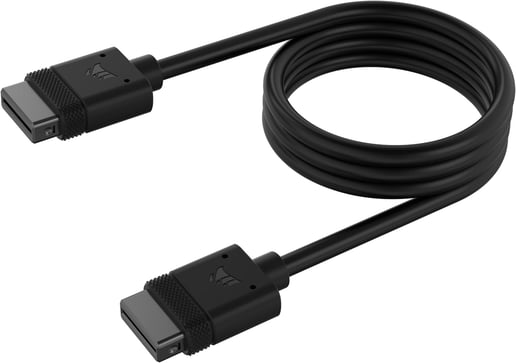 Corsair iCUE LINK Cable in Black, 600mm with Straight Connectors