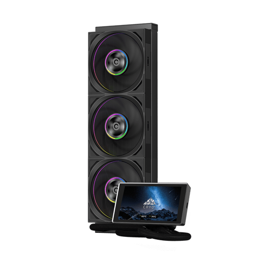 Chillblast Cryo Storm 360 ARGB AIO Cooler + Cryo Display 5" Screen