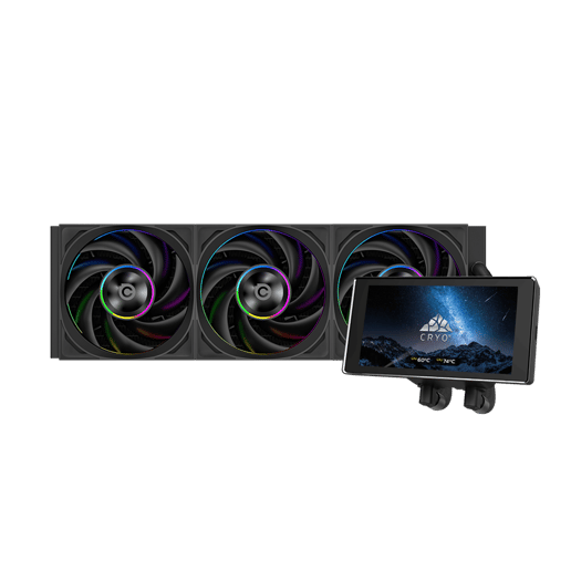 Chillblast Cryo Storm 360 ARGB AIO Cooler + Cryo Display 5" Screen