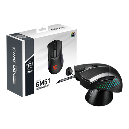 MSI CLUTCH GM51 LIGHTWEIGHT WIRELESS Gaming Mouse